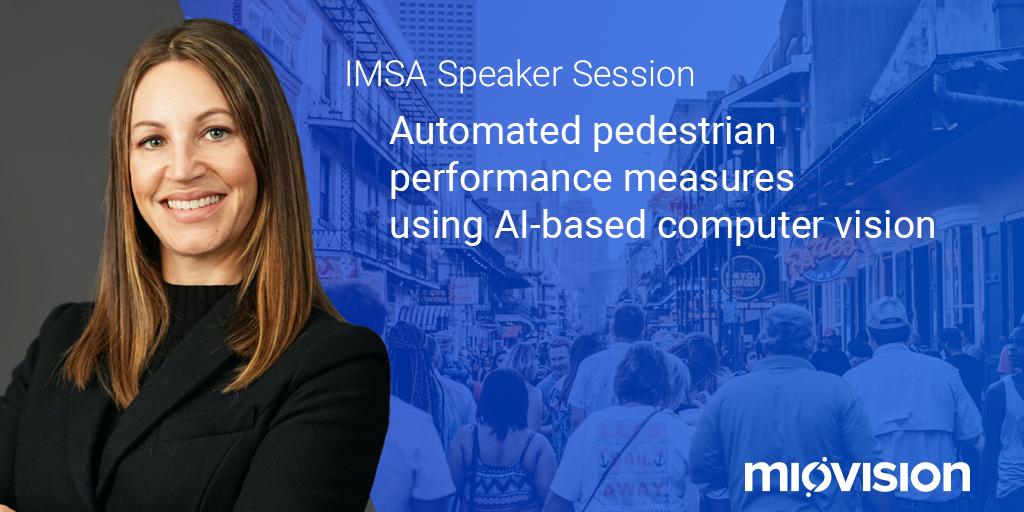 Miovision's tweet photo. Are you at #IMSAForum in New Orleans this week? Make sure you stop by to hear our technical session on Automated Pedestrian Measures. https://t.co/OrzD7MFQcc