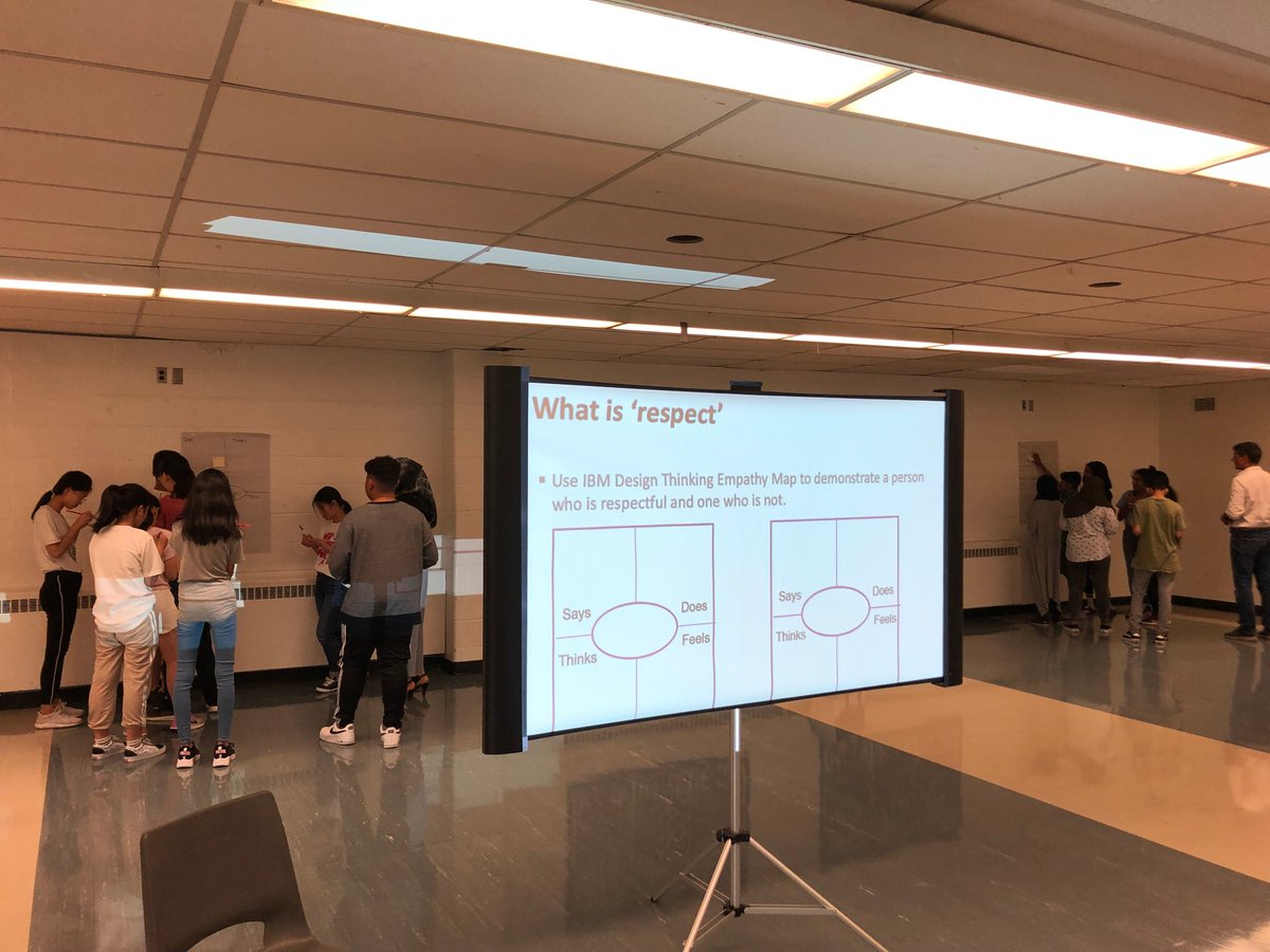 CCSNewcomers's tweet photo. CCS's Newcomer Orientation Week program runs at 4 schools each August to prepare newcomer high school-aged kids for the year ahead.  Pleased to have @inclusiveIBM present to the students today on #UnconsciousBias and #respect. Many thx, @RukhsanaSyed #IBMvolunteers #IBMdiversity https://t.co/UKbi9S3ieT