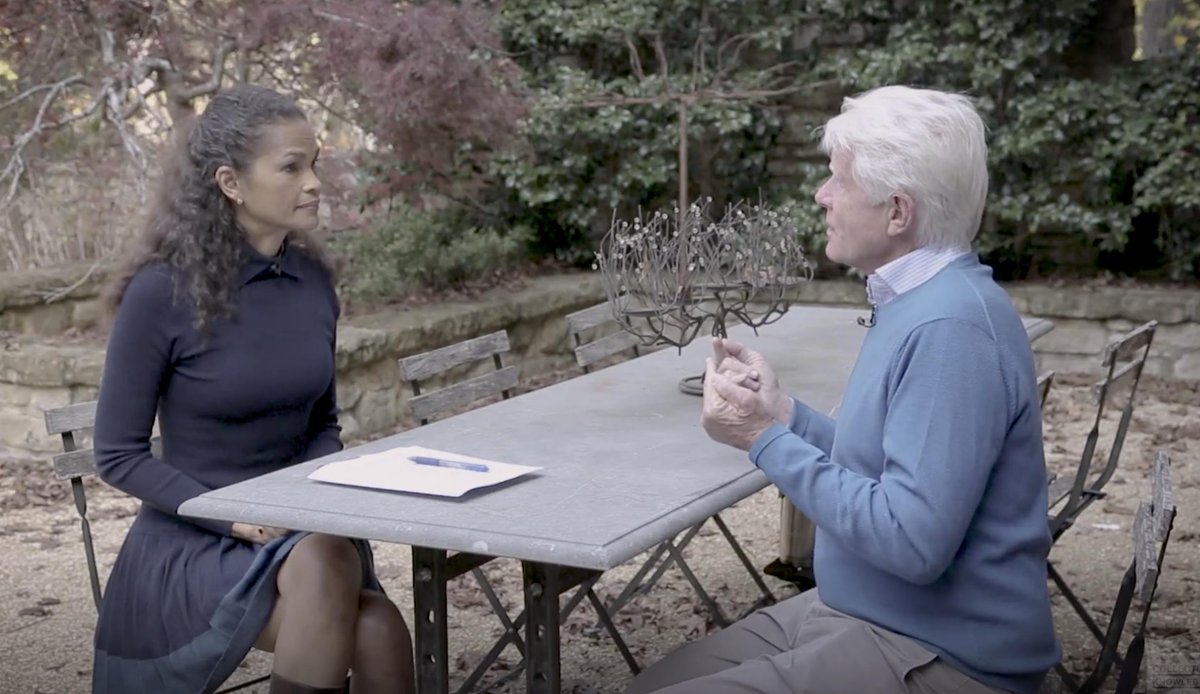 Gail O'Neill of Collective Knowledge interviewing various subjects for THEA show.