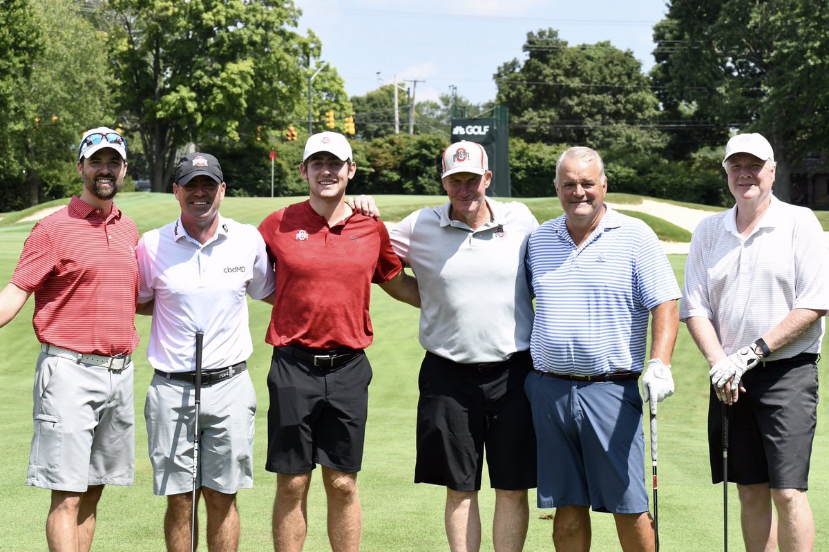 OhioStateMGOLF's tweet image. Such a tremendous day at the @OSUGC. Saw a lot of laughs, a lot of smiles and a lot of good golf. Thanks to everyone who took part in the day. #GoBucks