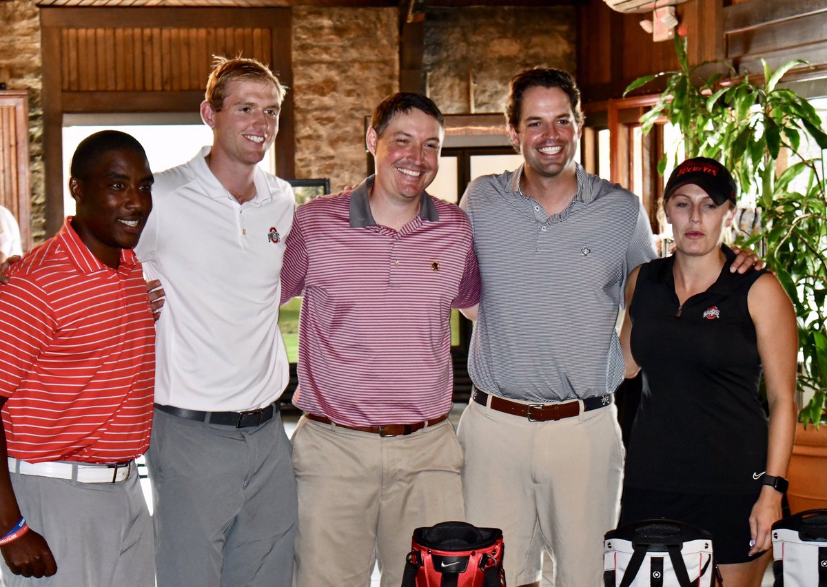 OhioStateMGOLF's tweet image. Such a tremendous day at the @OSUGC. Saw a lot of laughs, a lot of smiles and a lot of good golf. Thanks to everyone who took part in the day. #GoBucks