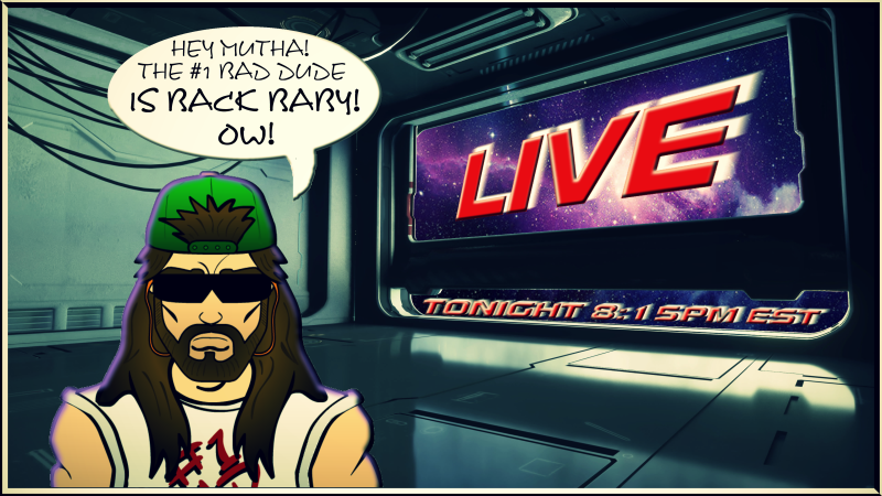 ComedyKrypt's tweet photo. ‼️HE'z BAAAACCKK‼️
The #1BadDudeShow iz the longest runnin' idiotic #Livestream in Galactic Entertainment today👽
Tune in 2-nite az the #KingOfSIIIP 🍺
wheelz n dealz az ONLY #1BD can 👊
8:15pm EST B there & B #BAD ‼️
🔽🔽
https://t.co/zXEHpY1suJ https://t.co/KjXYqNAgfx
