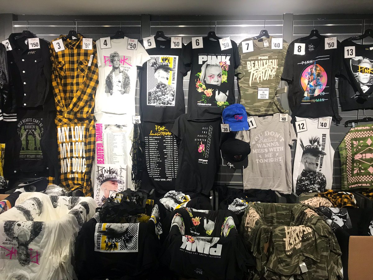 pink beautiful trauma tour hoodie