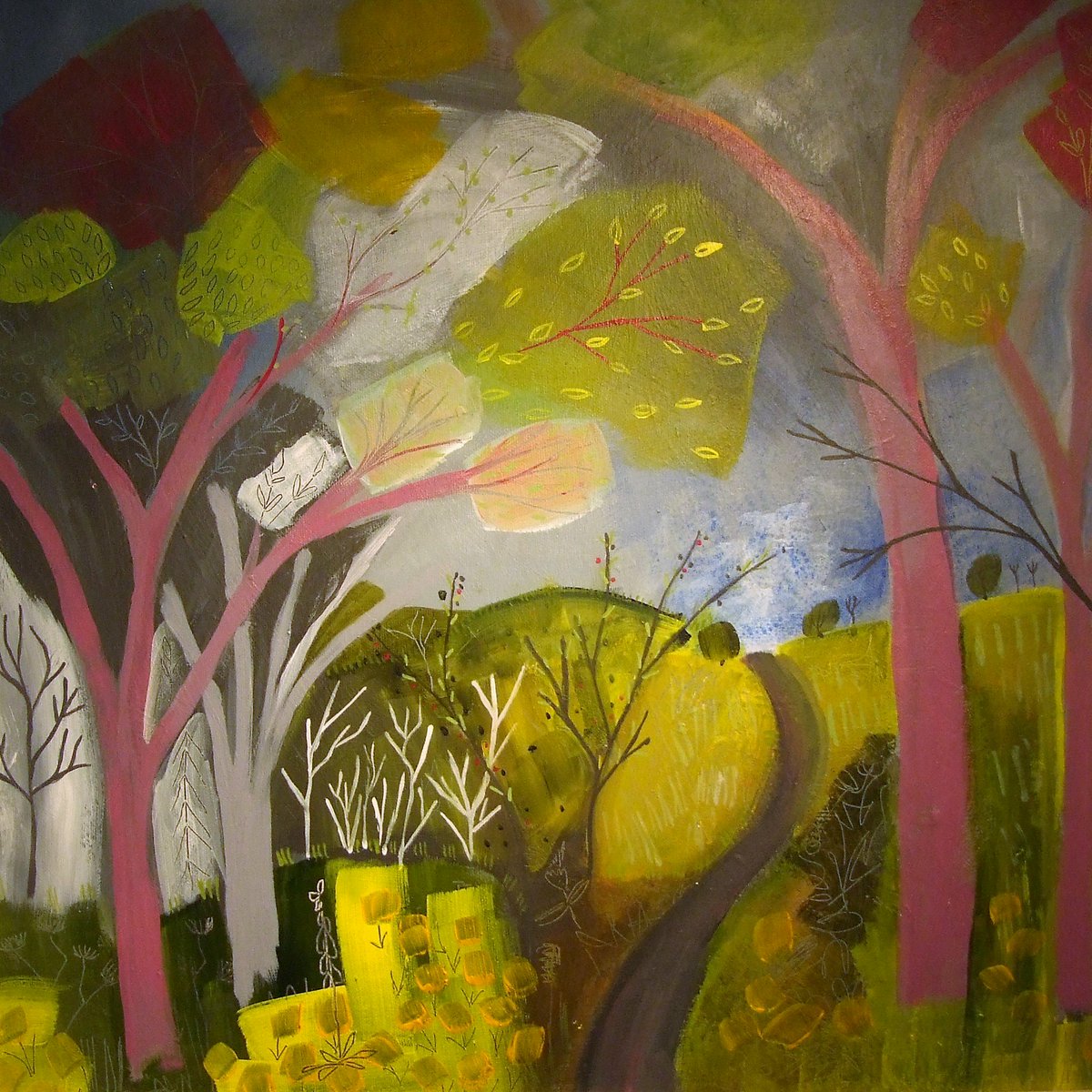 Sara Sylvester's solo exhibition showcases brightly coloured exuberant mixture of landscapes and still life.
You may notice Sara's own style has recently evolved. She has moved more into abstraction/contemporary work. 

bit.ly/31NiGaz