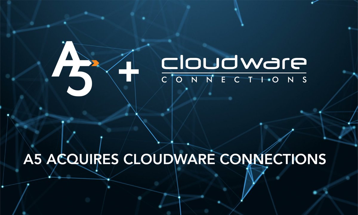 A5 is excited to announce the acquisition of Cloudware Connections, a ...