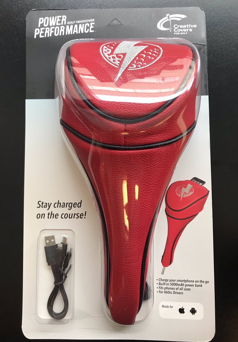 seanrcampbell's tweet image. Play golf AND charge my phone!
Yes please! 

Check out @CCForGolf for your own customized golf head cover, anyway you’d like it! @Softstuffinc