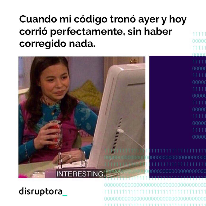 Es de programadores... 😅