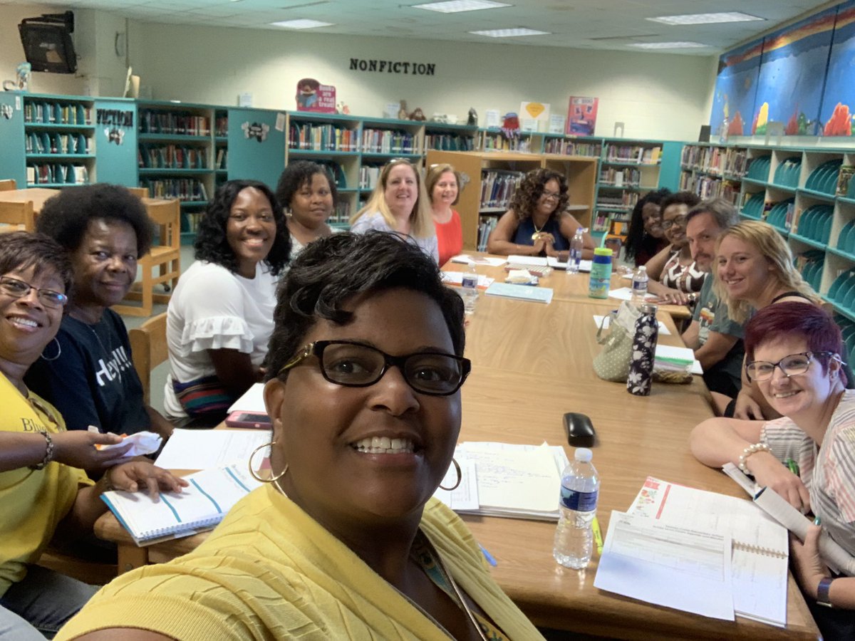 <a href="/RhondaCHarris/">Rhonda Rush Harris</a> Instructional Leadership Team of Tanners Creek! We are ready to CLIMB to the next level! #KoalasLevelUp @NPSchools