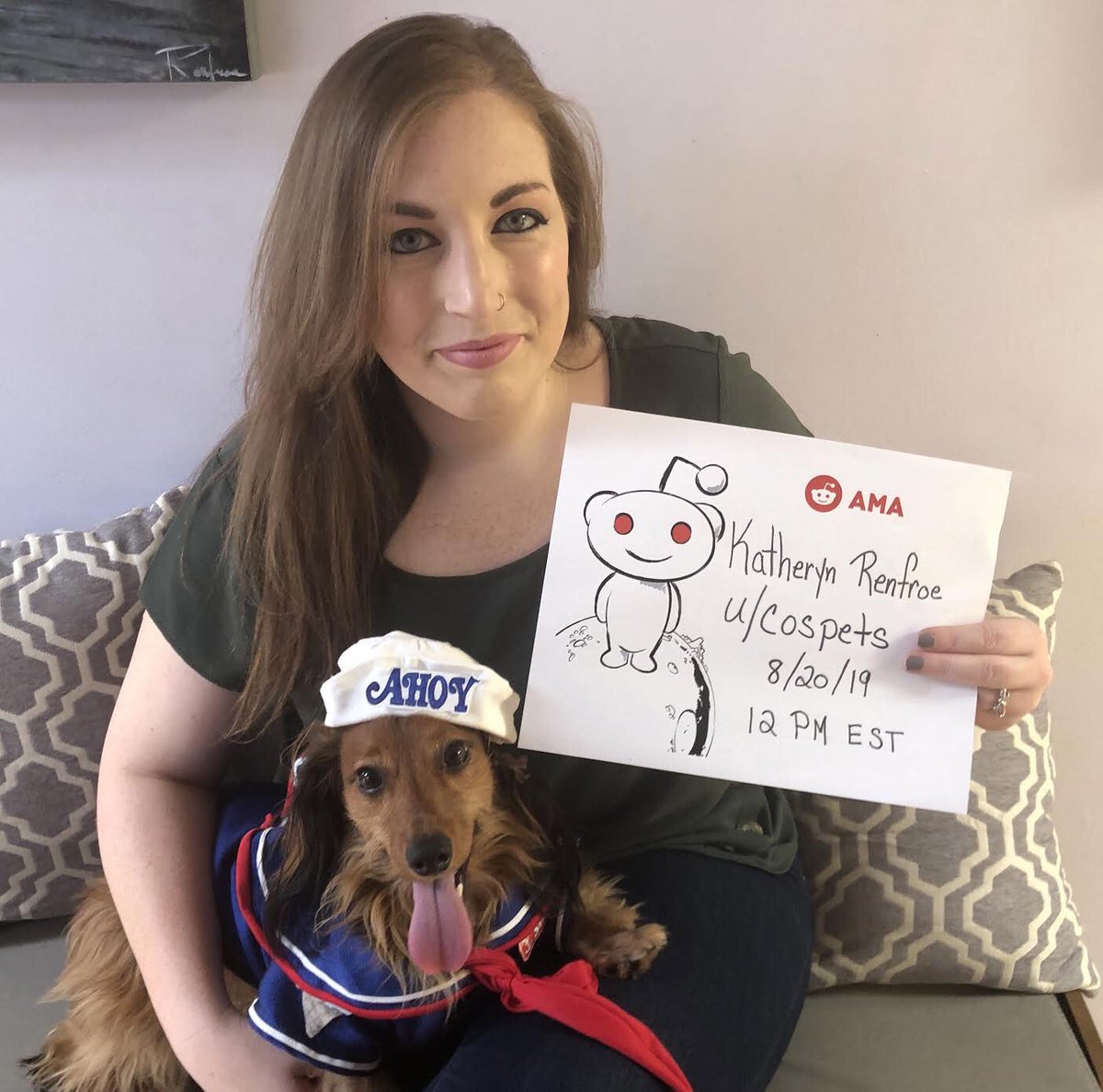 longboy_lincoln's tweet photo. Hey everyone, as the designer on @syfywire COSPETS I’ll be doing a Reddit AMA tomorrow at 12pm EST! Ever want to know how I make parts of costumes or even who my favorite Jonas Brother is? Ask me anything tomorrow and I’ll answer! Head over to https://t.co/PwBmUgazM9 #redditama https://t.co/Nbr1uDkRL9