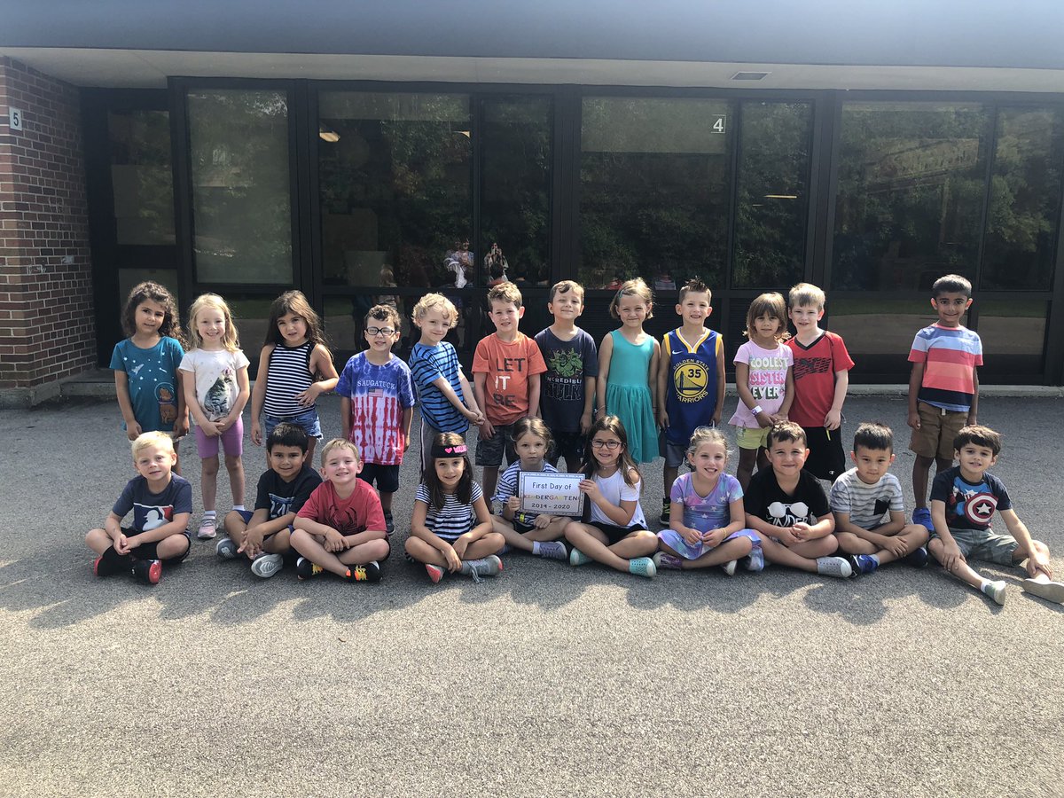 We had a great first day of kindergarten! Excited for the year ahead with these kiddos. #wal109