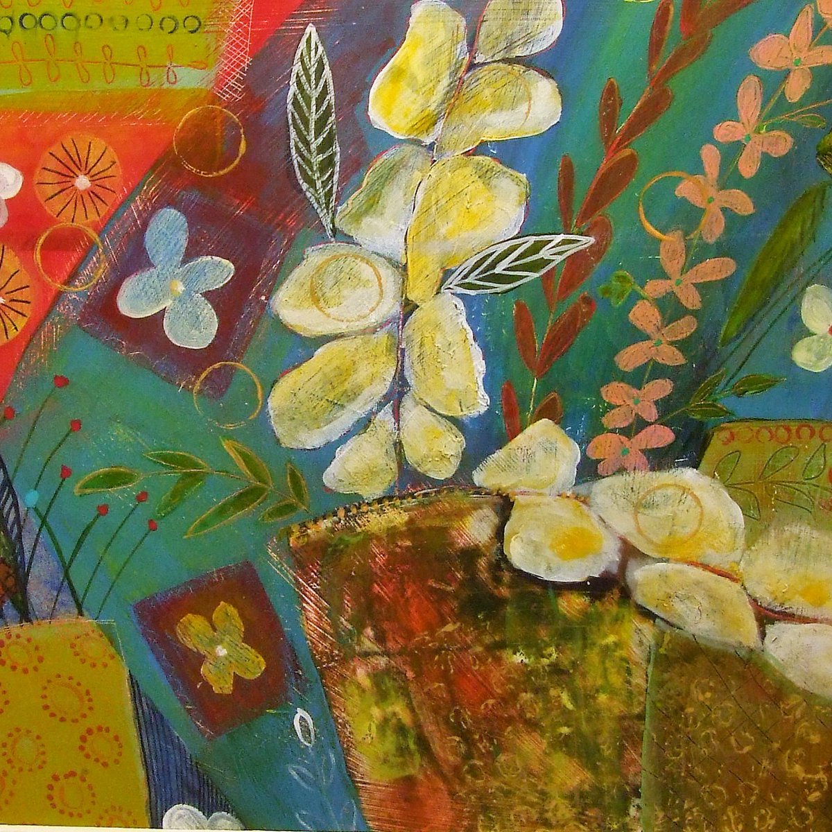 Sara Sylvester's solo exhibition showcases brightly coloured exuberant mixture of landscapes and still life.
You may notice Sara's own style has recently evolved. She has moved more into abstraction/contemporary work. 

bit.ly/31NiGaz