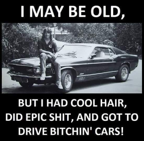 David70BuickGSX's tweet photo. I still have cool hair...
Nice and short so it's cool...
I still do epic shit...
It just takes me longer to do it...
I Still Drive A Bitchn' Car named #Matilda!!!
She's a #Buickiful 1970 #Buick #GSX!!! https://t.co/KSqLq3xZ94