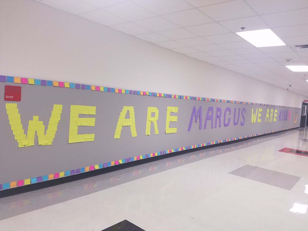 Kindness week at Marcus!!  #KindnessMatters #MHS #goodthings #marcusmarauders
