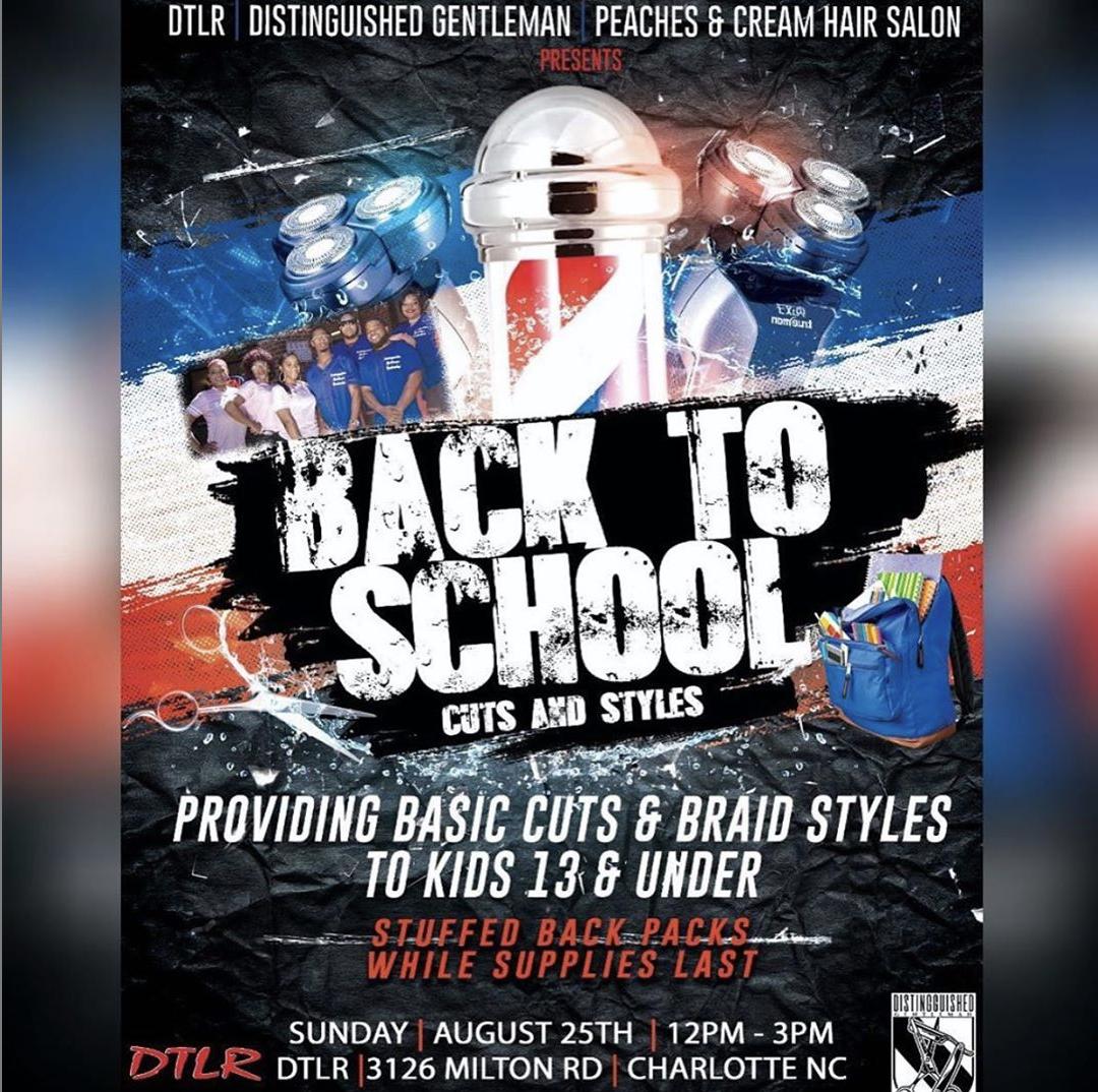 DTLRVILLA's tweet photo. #CHARLOTTE ‼️ EASTOWN BACK TO SCHOOL STYLE & CUTS ‼️ THIS Sunday | Aug. 25TH | 12pm - 3pm *** providing basic cuts & braids style to kids 13 & under ***
#DTLE #backtoschool #schoolevent #giveaway #dtlrvilla #dtlrkids
@b.williams85 @ibridgethegap https://t.co/DKN4OOgHh7
