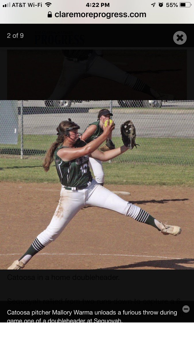 DanielWarma's tweet photo. Way to go Mal! #catoosa #highschoolsports #claremoreprogress https://t.co/IK2NKsige8