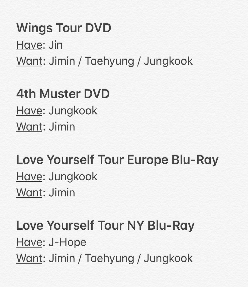 candiceeel's tweet image. WTT / Want to Trade Photocard  

Have: See first pic 

Want: See second pic

Location: USA  

WW: No sorry!

Have proof of past trades 😊

@BTStrading_USA @BTSpctrade @BTSTradingPC @pctradeusa @TradesKpop @tradesinkpop @btstrades_ @kpoptradeusa #BTStrade