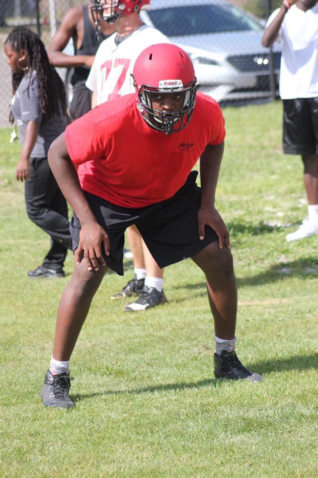 RecruitKLeen's tweet photo. Sophomore OL and Nebraska recruit, and future pilot @Jeremia99921233 graded out at 86% and 10 knockdowns...  #staysready #rd4l https://t.co/lQFRzjDSPc
