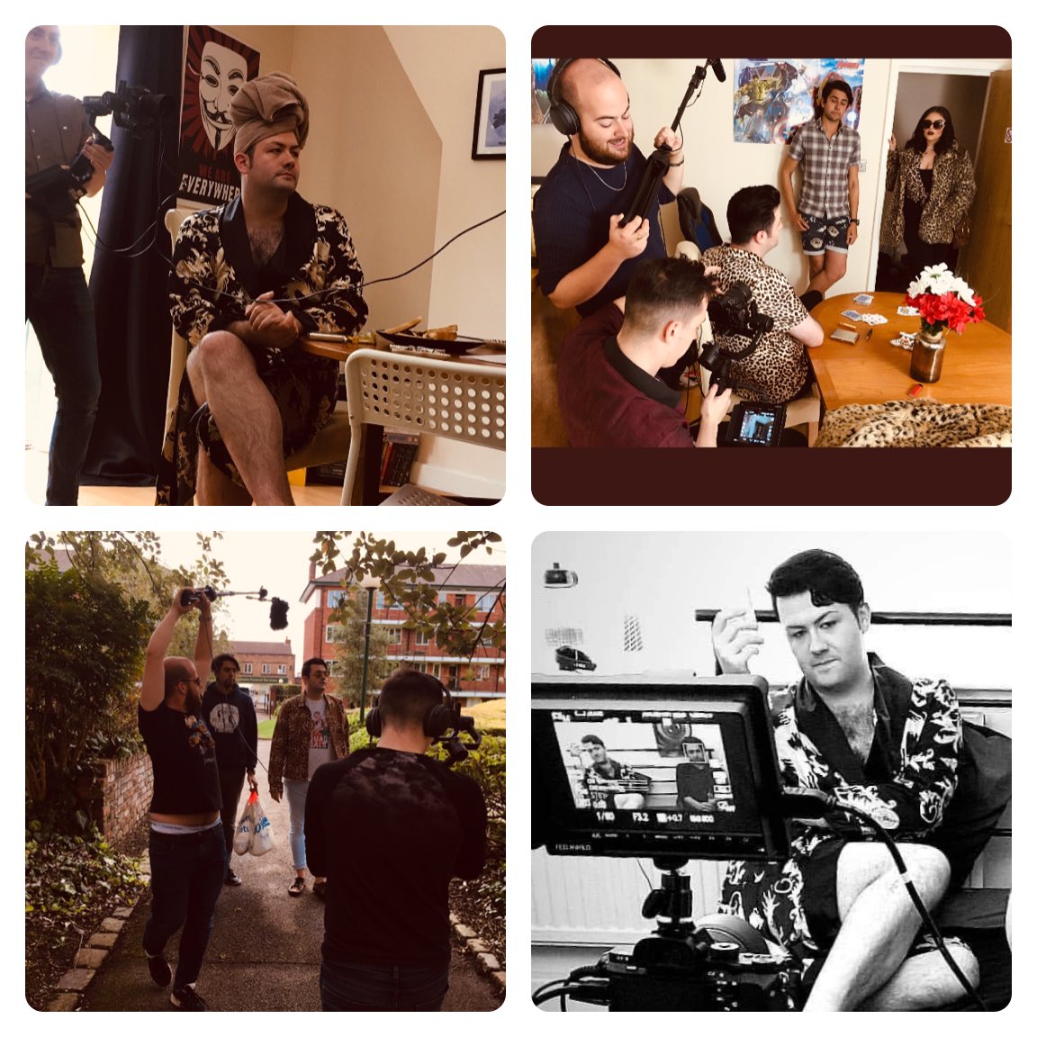 JustMatesWeb's tweet photo. And that’s a Wrap! The Filming for Just Mates has finished! What hulluva ride! A huge leopard print kiss to all cast and crew! You’re angels! All of you! @ThePaulAntony @bethhayward_ @CallumAnsley @JordiWilliams95 @Harri77 @caseyng97 @itsmikepope @Jowshy_V #WebSeries #Actors https://t.co/D3EOJzRQuq