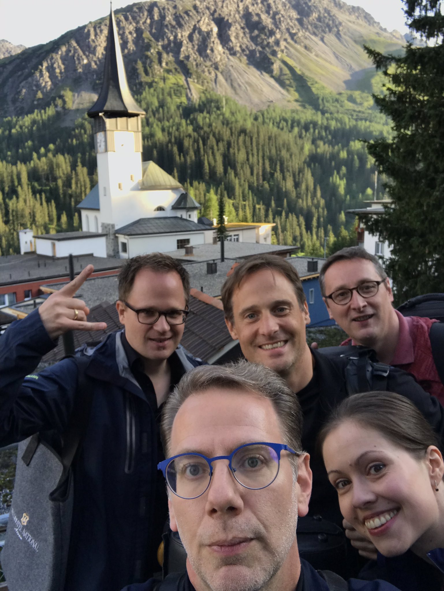 Timothy McAllister on Twitter "Our great team in postrecital selfie