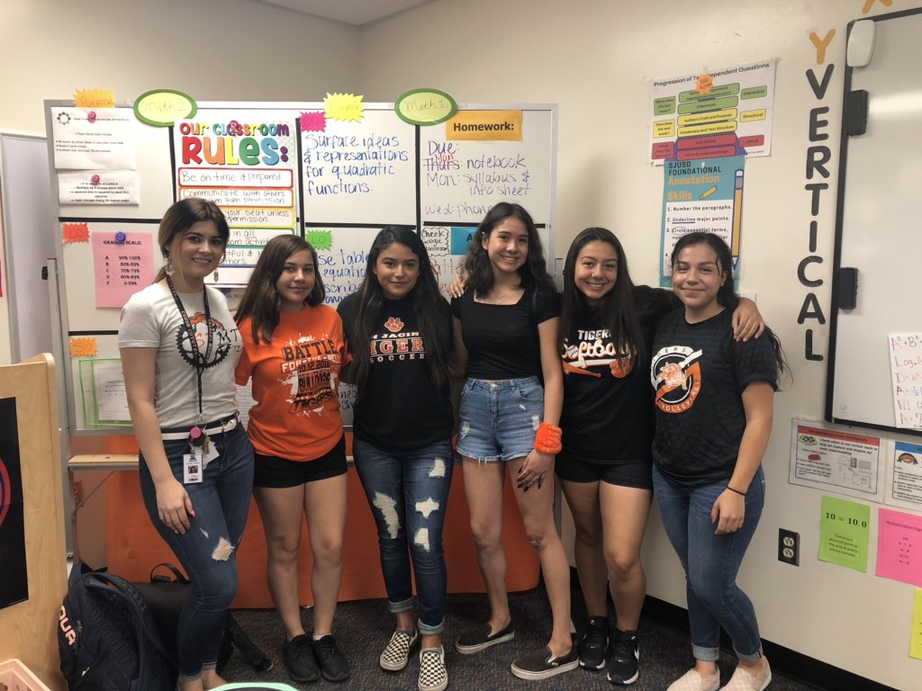 Spirit week day 1: school spirit. <a href="/SanJacintoHS/">San Jacinto High</a>