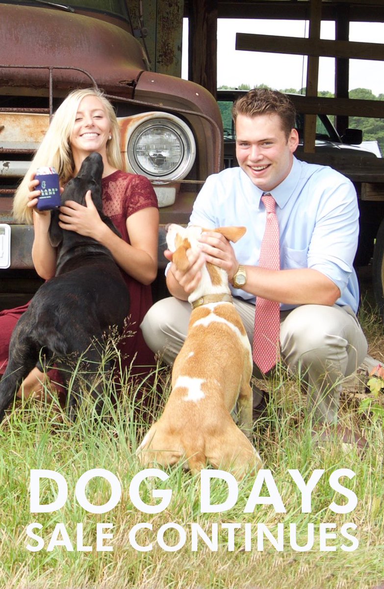BirdDogBay's tweet photo. The Dog Days of Summer Sale continues until Tuesday, August 20th at midnight! Don’t miss out on markdowns up to 60% off! https://t.co/zXoDR45jJW