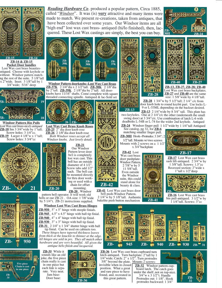 VintageHW's tweet photo. #VintageHardware 

Link - https://t.co/vDn7VnImO3 

Taken from our original catalog, you can use these item numbers with our website to search for the hardware you need. Please contact us directly if you have any questions. https://t.co/uB1nWQgC0Y
