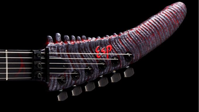 Esp Guitars Selling Five Custom Godzilla Guitars For 52 000