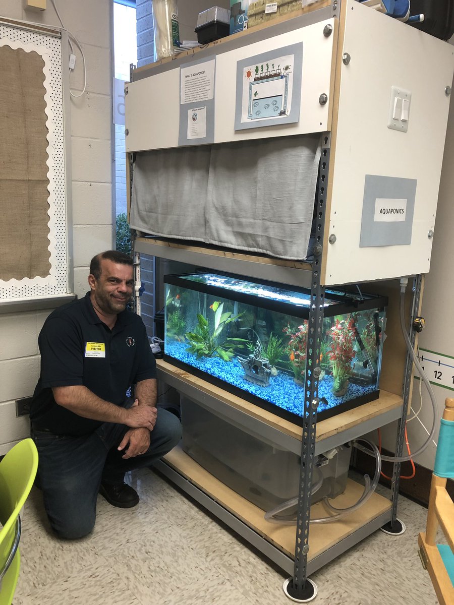 Thank you Mr. Sansone for donating this amazing aquaponics system to our classroom! We have a fun year of learning ahead! 🐠#bsieaglepride #happyatbsi <a href="/Eagles_BSI/">Big Shanty Intermediate</a>
