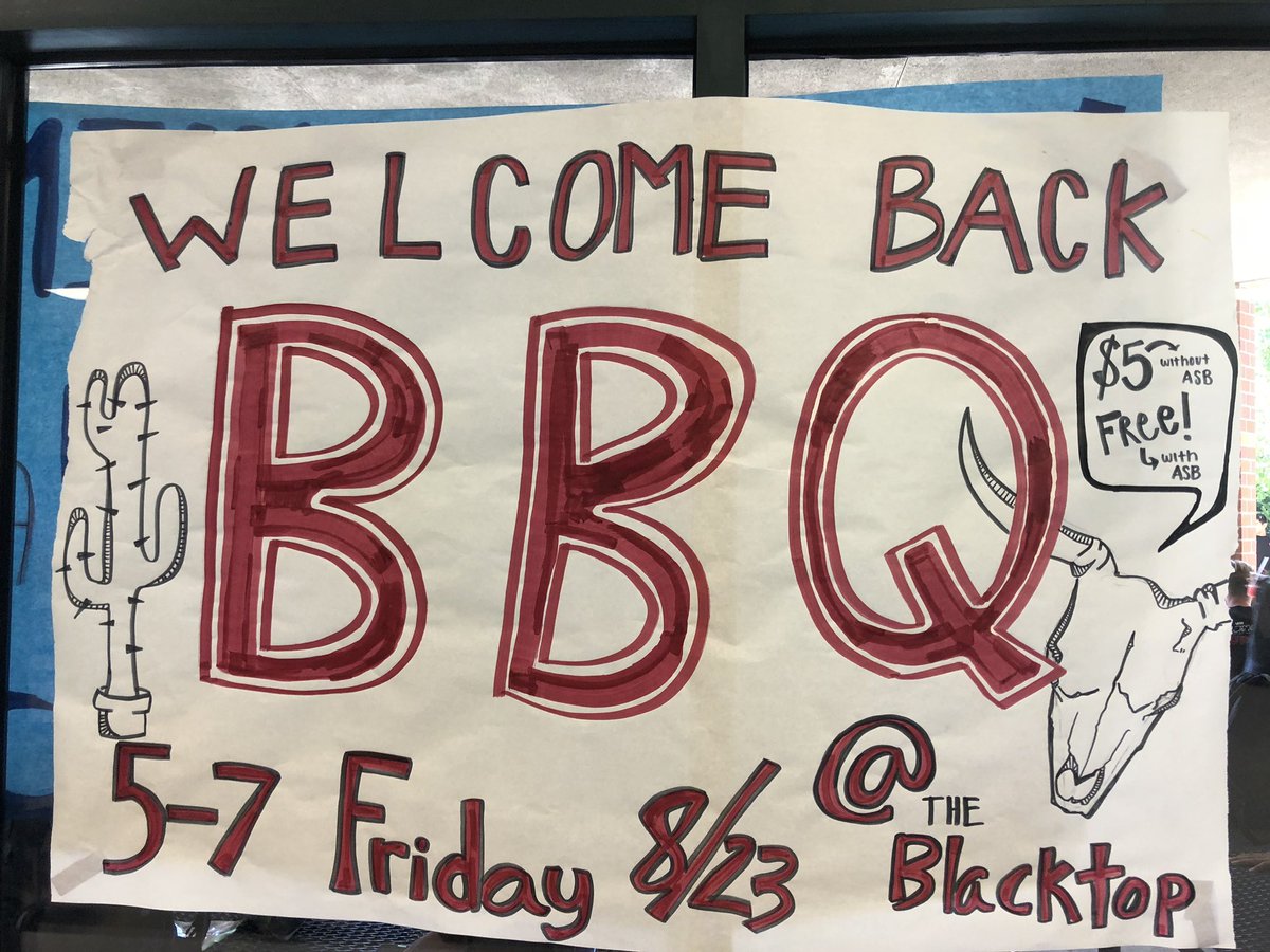 umhspride's tweet photo. Welcome back BBQ THIS FRIDAY!!! Come hangout with your friends and listen to some good music on the blacktop! #umhspride https://t.co/vYkBldnCGc