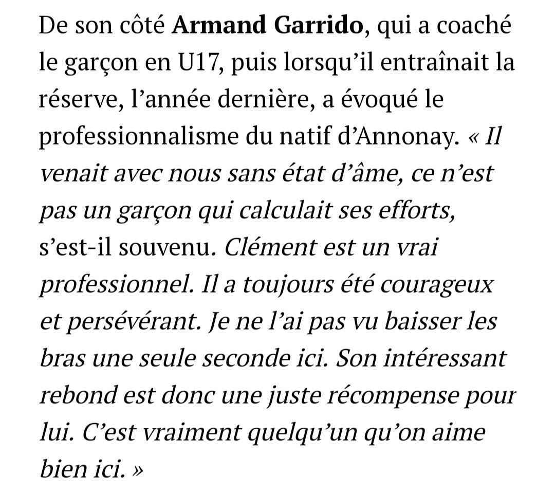 TeamClemGrenier's tweet photo. Après 30 ans passés à l'OL, Armand Garrido, Grand Monsieur tire sa révérence, belle route à lui 🙏🏽
Quelques mots qu'il avait pour @clemgrenier 🙌🏽 (@oetl )
#generationOL #TeamOL #gone https://t.co/dCp069c9ct