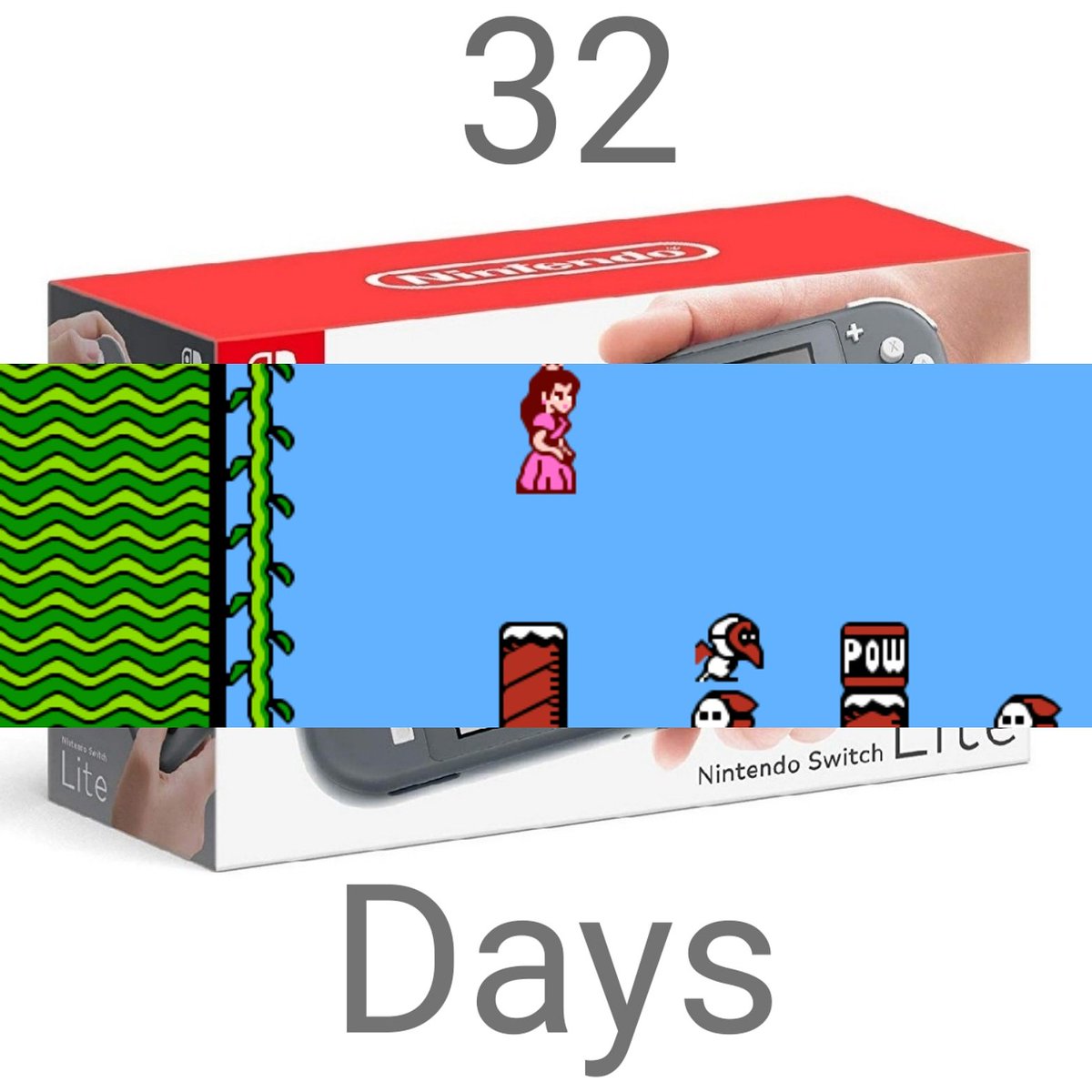 BradWardFight's tweet image. 32 Days. #NintendoSwitchLite #SuperMario2 #NES