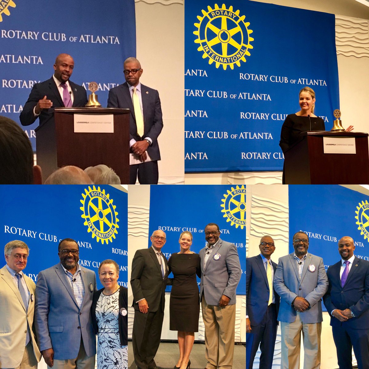 Great meeting today at rotary. Presentation on the Mayor’s Men2Mentor challenge, presentation video from Grady H.S. Students on the 1619 project. Keynote speaker Gretchen Corbin CEO of the Georgia Lottery. <a href="/GeorgiaLottery/">Georgia Lottery</a> <a href="/BBBSatl/">BBBS of Metro ATL</a>