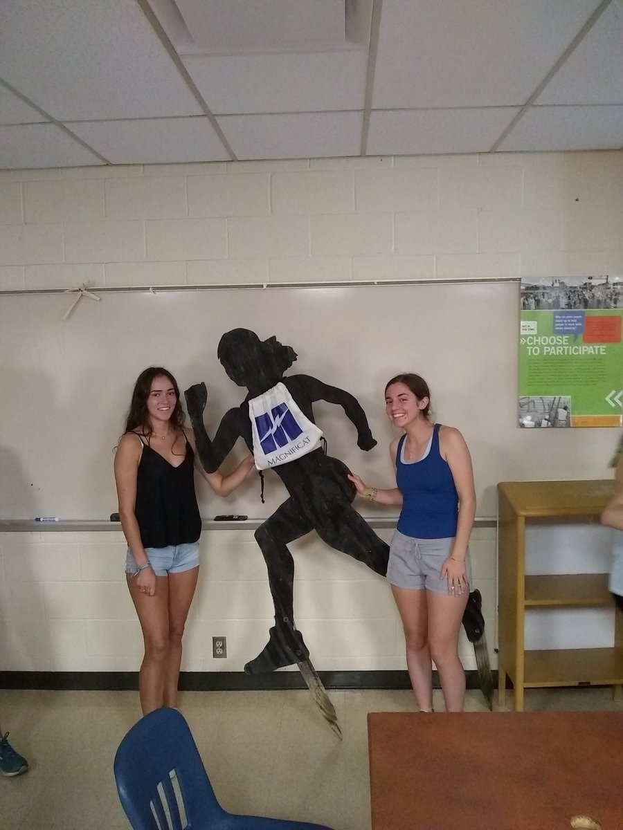 mags_track's tweet photo. The 2019 "Lineage of a Magnificat Runner" goes to Chloe Becker. (Rumor is it will be in the front yard?!?!). @Joanne_becker5 #TopHonor https://t.co/S2ubpkmNat