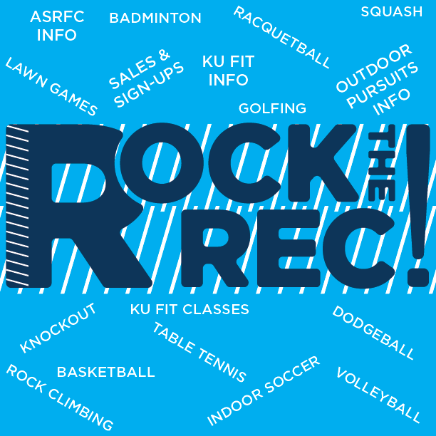 KUAmblerRec's tweet photo. It's ROCK THE REC WEEK!! All incoming freshman and new students come hangout at the #ASRFC this Thursday, from 7:30 - Midnight! we'll have sports, games, mini KU fit classes, and lots of information about sport clubs, outdoor pursuits, and other ASRFC departments! 😀👍💪 https://t.co/eu1jZXXxyt