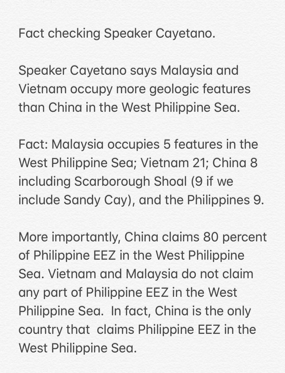 READ: Senior Associate Justice Antonio Carpio fact checks Speaker Cayetano on West Philippine Sea issue | via <a href="/CecilVillarosa/">Cecille Villarosa</a>
