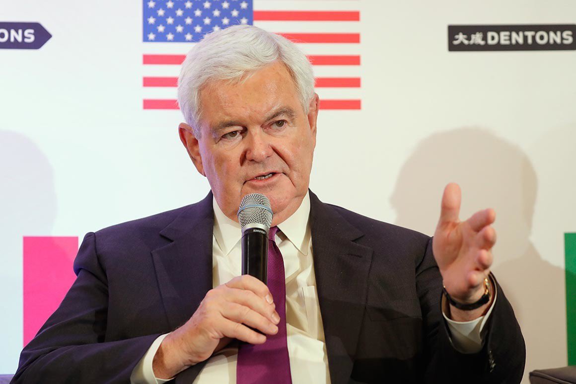 Newt Gingrich trying to sell Trump on a cheap moon plan via <a href="/POLITICO/">POLITICO</a> for iOS