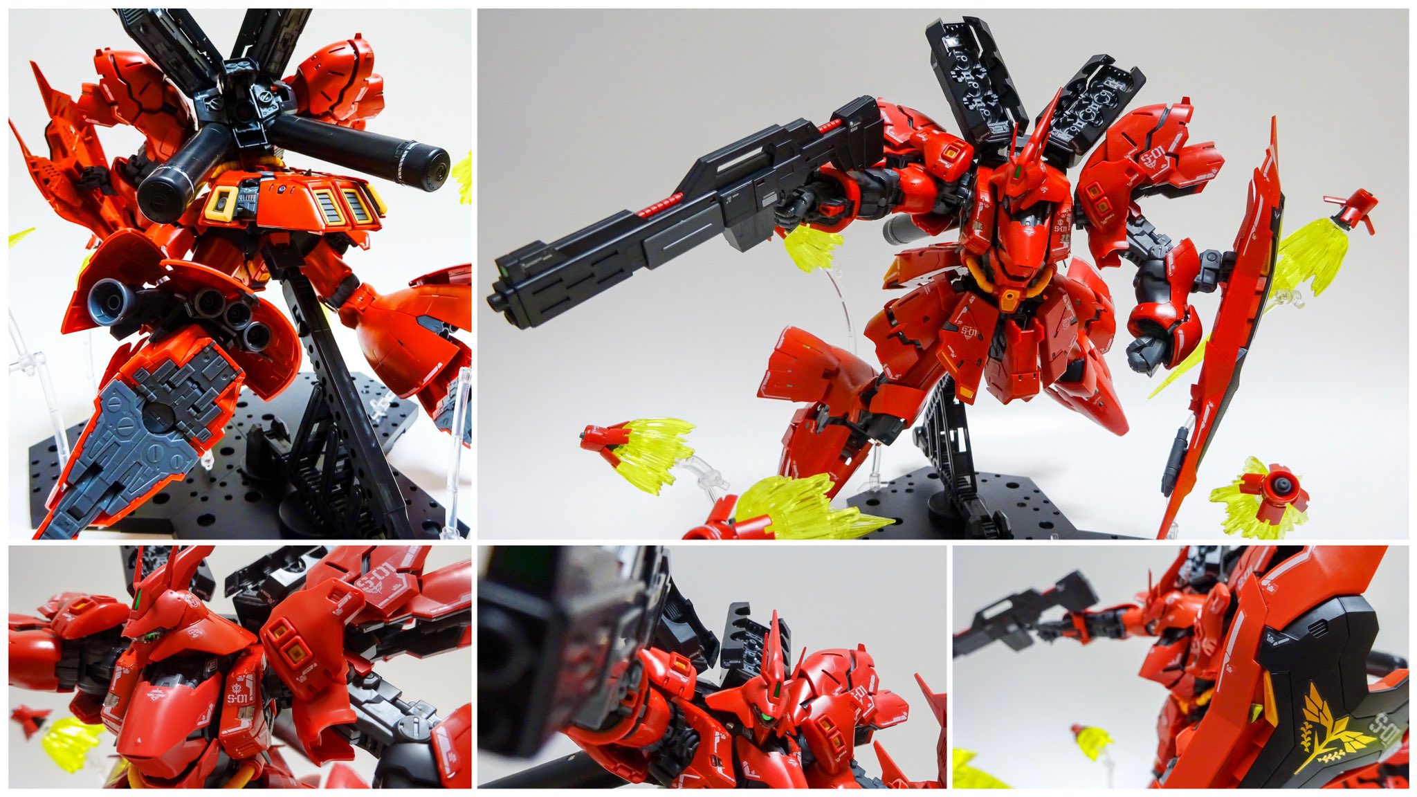 تويتر てーたろう على تويتر Rg 機動戦士ガンダム 逆襲のシャア サザビー 1 144スケール アクションベースとジェットエフェクトで飾り付けてみた マジヤバイカッコイイ 色塗らずに組み立てるだけでココまで出来るなんて進化しすぎ 凄すぎ ガンプラ T