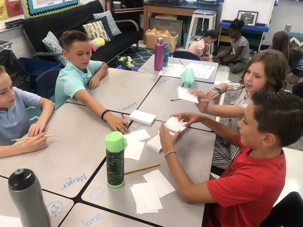 mrsheathPVES's tweet photo. We had so much fun getting to know each other on our first day of school!! @pvespride #backtoschool #pves1stday #firstdayof4thgrade #stemchallenge #teambuilding https://t.co/bQV4HPyJza
