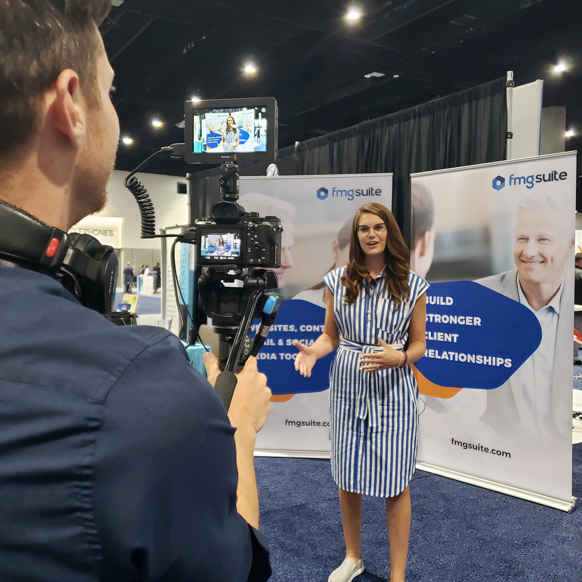 Hanging with <a href="/FMGSuite/">FMG</a> at <a href="/LPL/">LPL Financial</a> #Focus2019 making a 📽🎬