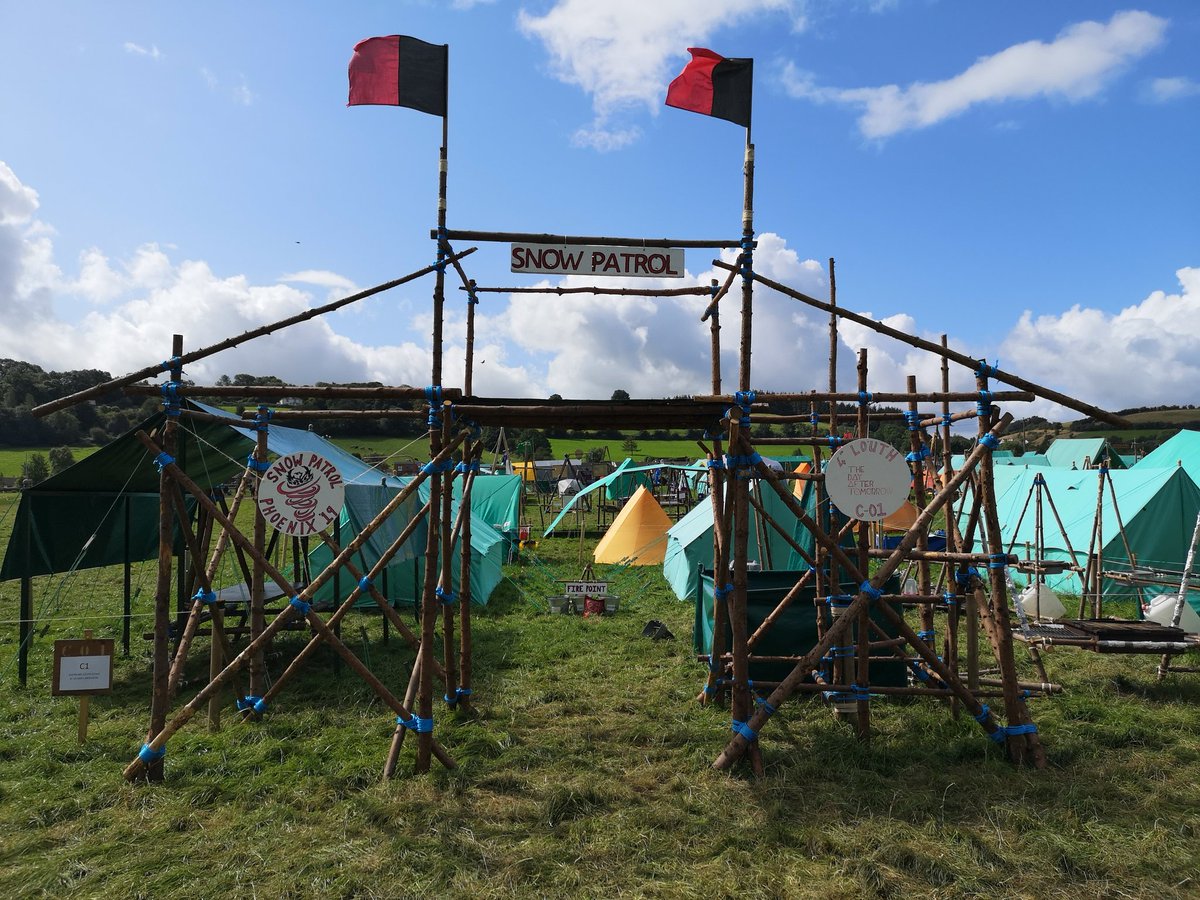 4thlouthscouts's tweet photo. Our ten minute tower Gate, with spiral staircase leading to the top deck. #Pioneering #ScoutEngineering #SnowPatrol #4thLouth #TPC2019 https://t.co/XhL4mCc9qS