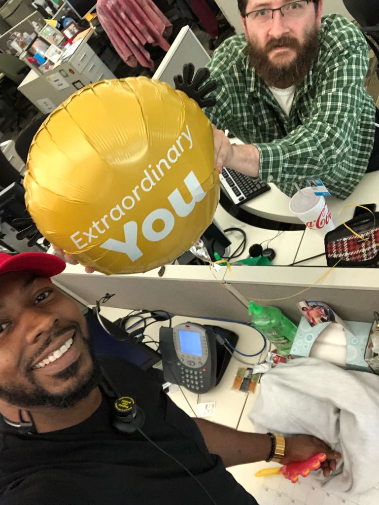 KevinEVV's tweet photo. YoYo “little hands” came in determined to get her AAL! She left us but David and I got her covered. Peep the small hands! @EvansvilleMss #TuggleNation https://t.co/11FQ0oASmc