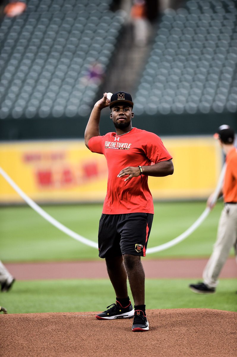 TerpsBaseball's tweet photo. The Baltimore native at The Yard

Maxwell Costes threw out the first pitch at tonight’s @Orioles game! 

#FearTheTurtle x #Birdland https://t.co/vr0IS4zQ5L