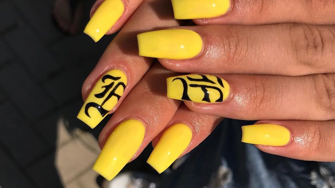2. "Pastel Yellow Coffin Nails for Summer 2024" - wide 1