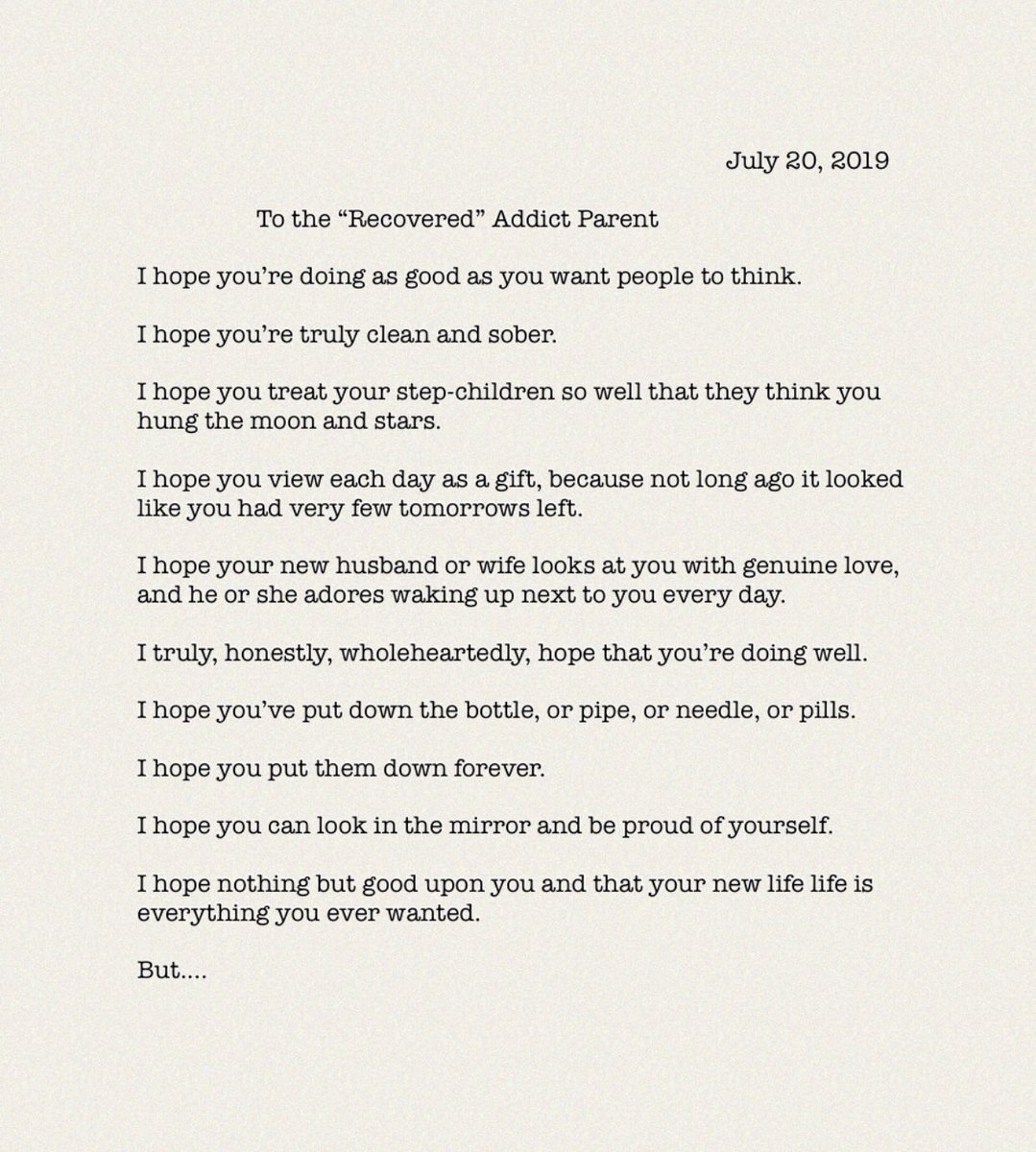 K_Mantooth's tweet photo. For those who’ve dealt with addict parents, or toxic parents in general, I hope this helps someone know they’re not alone. https://t.co/9QAAwG1NEI