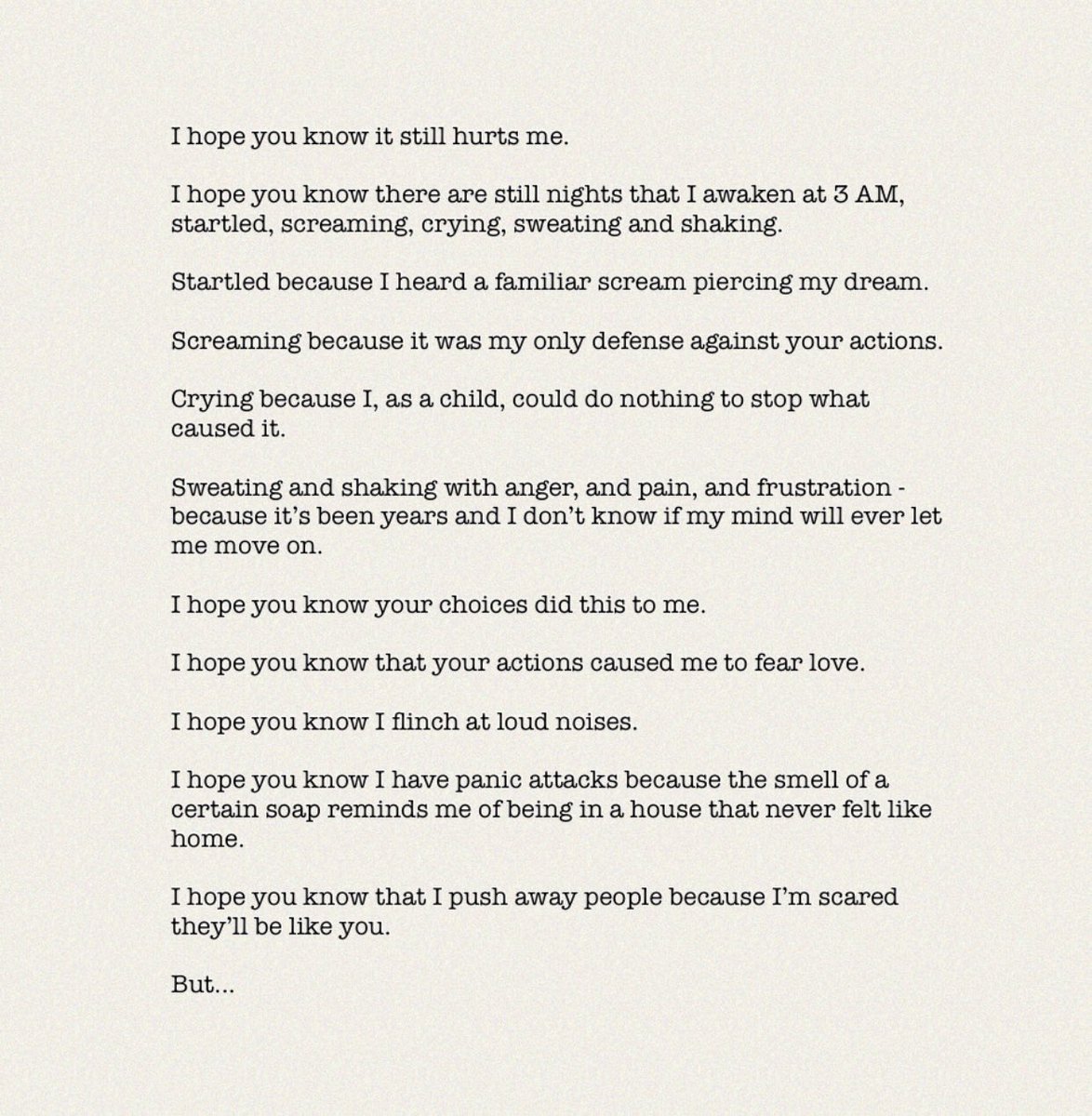 K_Mantooth's tweet photo. For those who’ve dealt with addict parents, or toxic parents in general, I hope this helps someone know they’re not alone. https://t.co/9QAAwG1NEI