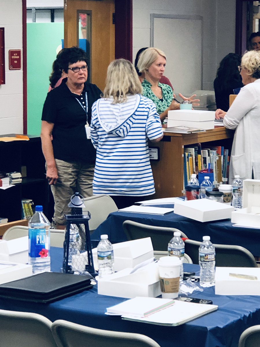 It was a wonderful first day back with our staff!