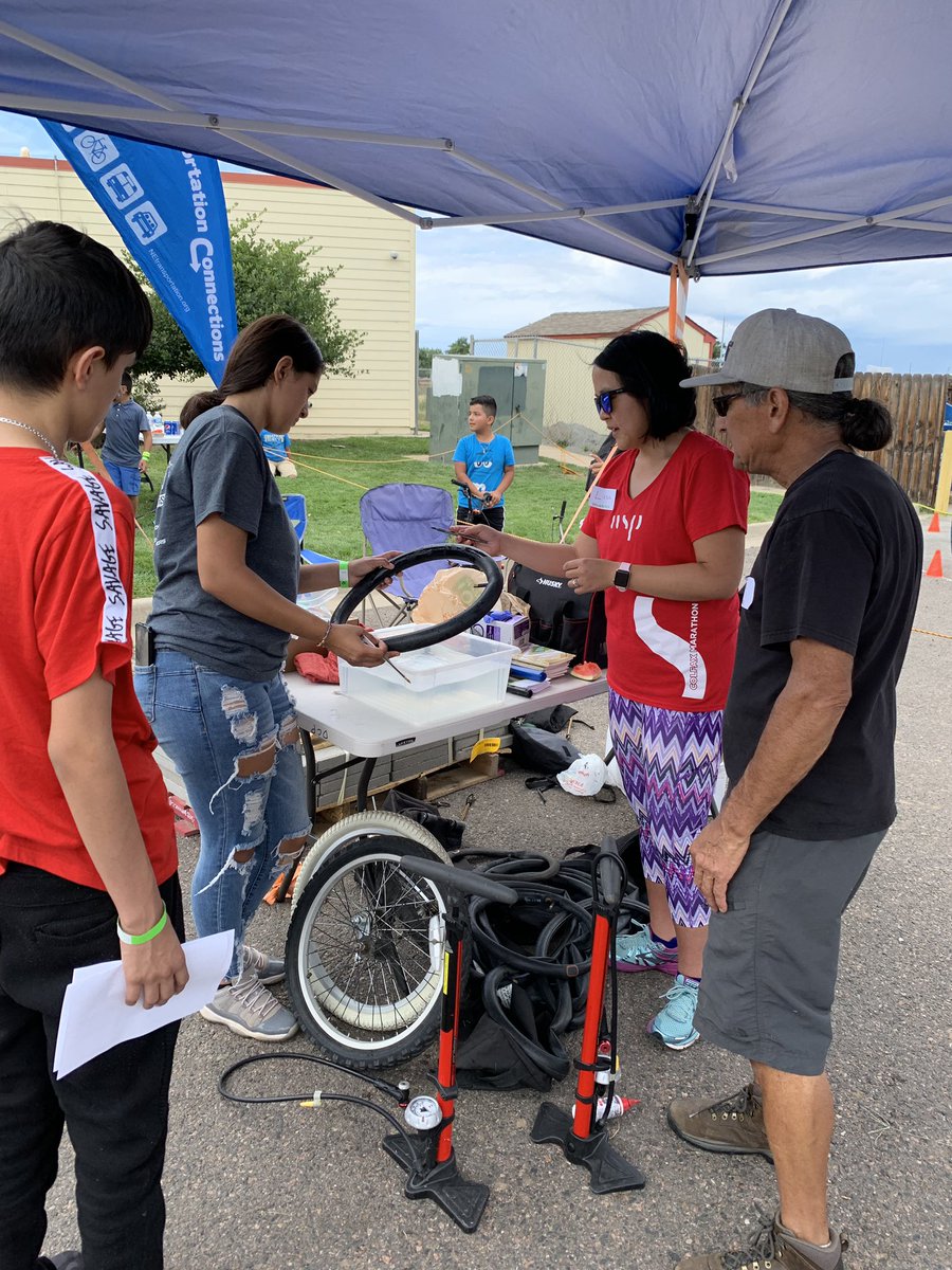 LisaCTruong's tweet photo. With school starting today, I’m glad MBAC volunteered to repair bikes and help kids fix flats during the @FocusPoints Back2School fair. #communityservice #skirtsports #skirtambassador #bikehelp https://t.co/bdzBb4n6MC