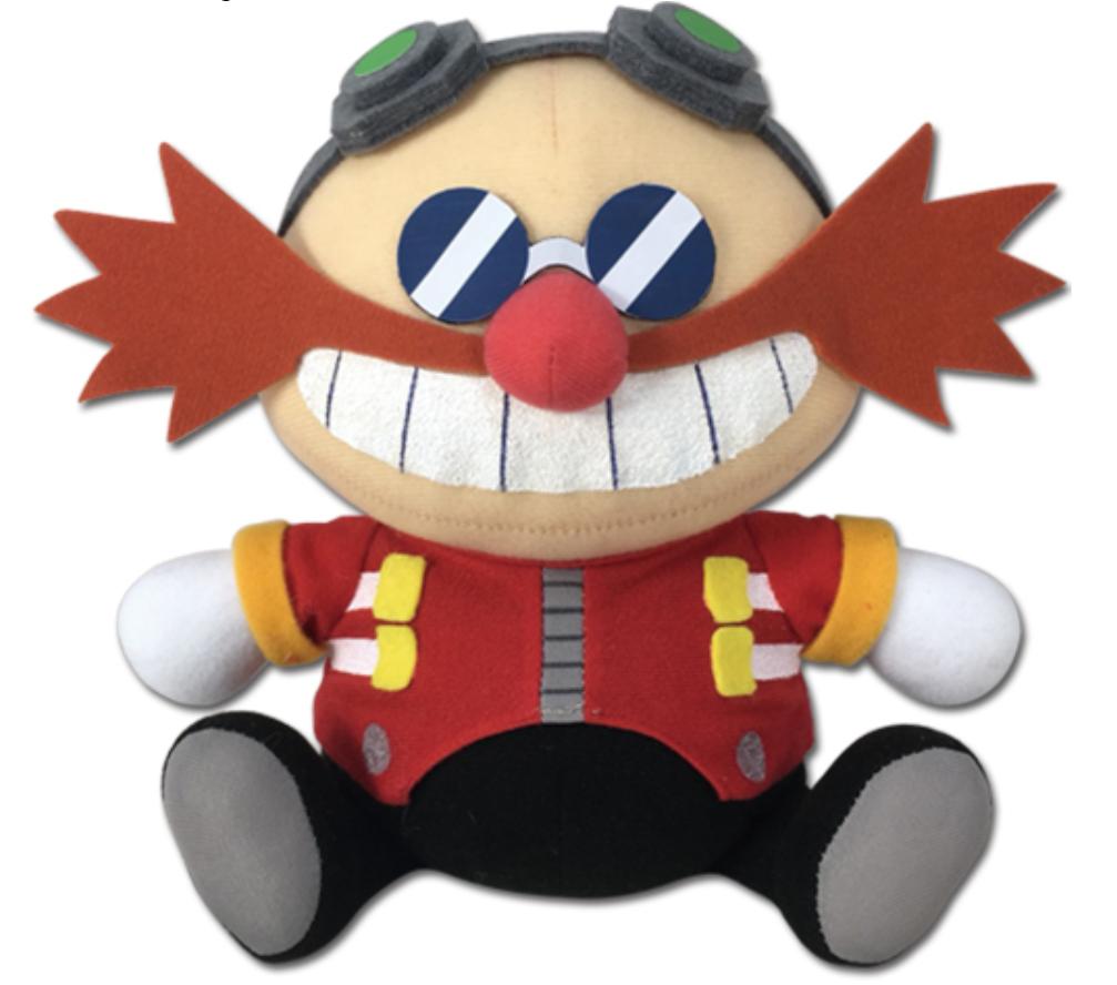 modern eggman plush