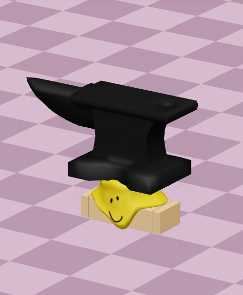 Rdite On Twitter Realr0cu I Think A Fake Head Like This Would Work Well With Your Hydraulic Press Hat - rdite on twitter mrbean roblox robloxdev robloxugc