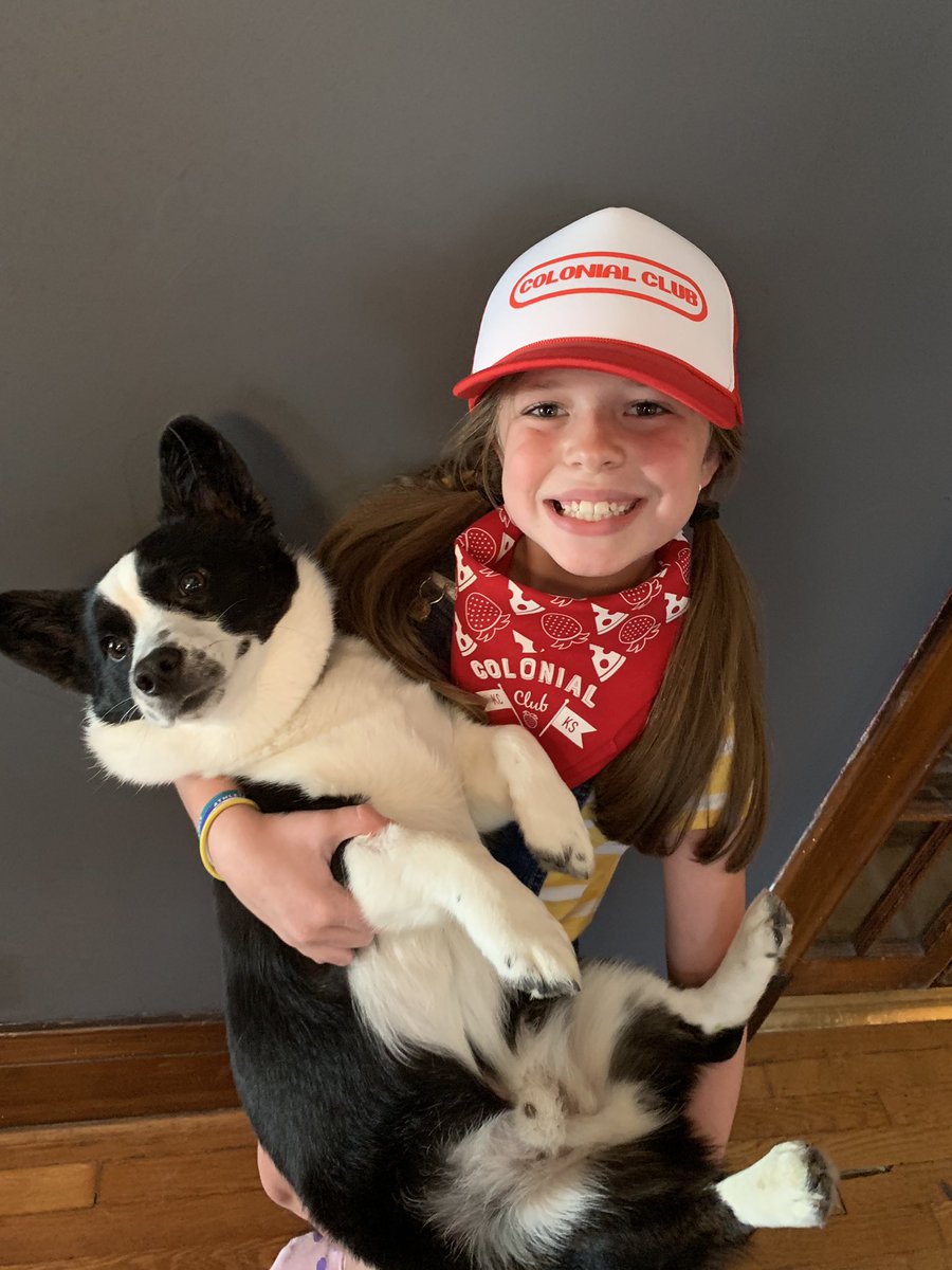 pizza_kc's tweet photo. NEW MERCH ALERT!

Excited about these new hats and bandanas! Come grab ‘em before they’re gone! 

Corgi not included. https://t.co/YEuEmlZ101